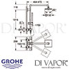 Grohe Euphoria System 150 Shower System Thermostatic Mixer Dimensions